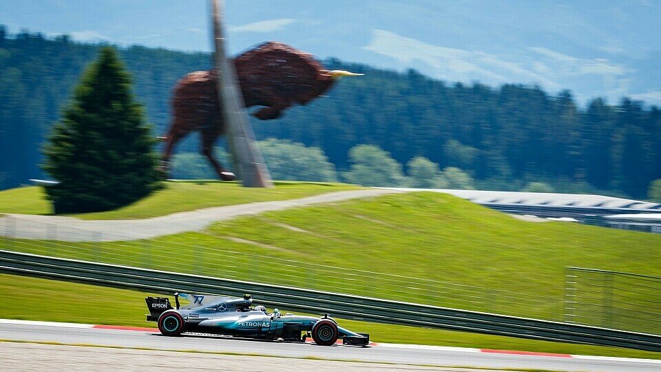 Mercedes-Pilot Valtteri Bottas am Red Bull Ring, 2017 