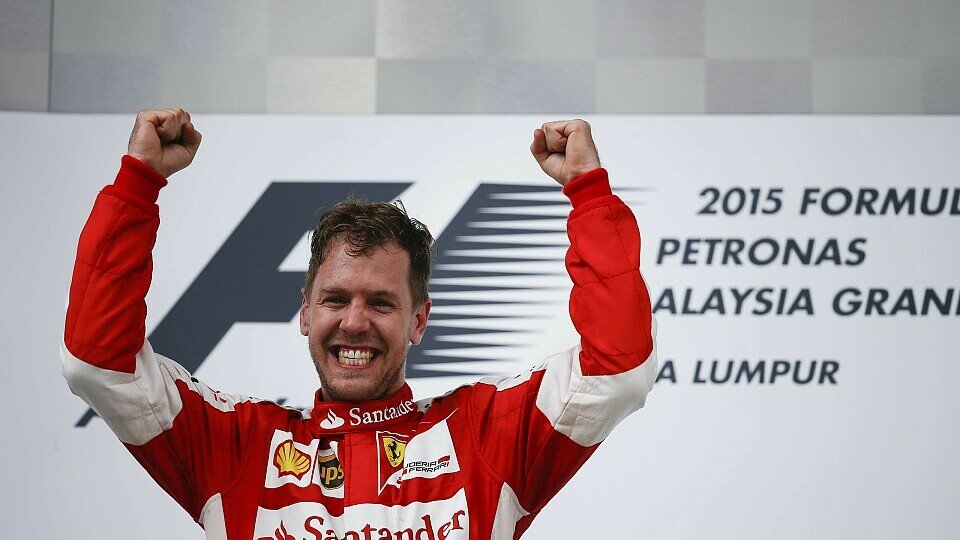 Sebastian Vettel überglücklich