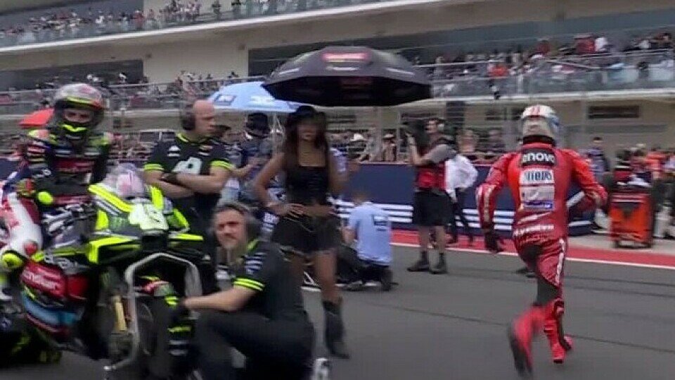 Marc Marquez flüchtet aus dem MotoGP-Grid in Austin