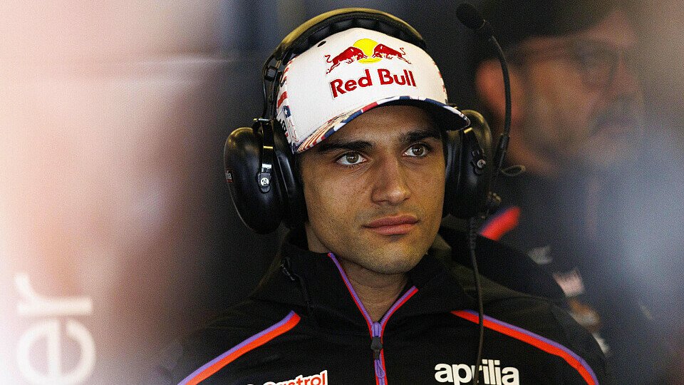 Jorge Martin in der Aprilia-Box in Austin