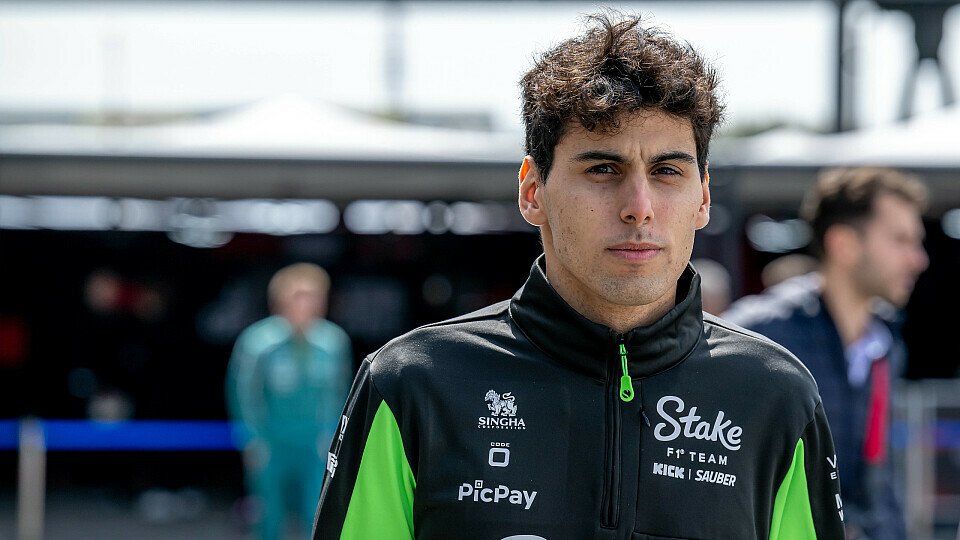 Sauber-Fahrer Gabriel Bortoleto im Paddock Sauber-Fahrer Gabriel Bortoleto im Paddock