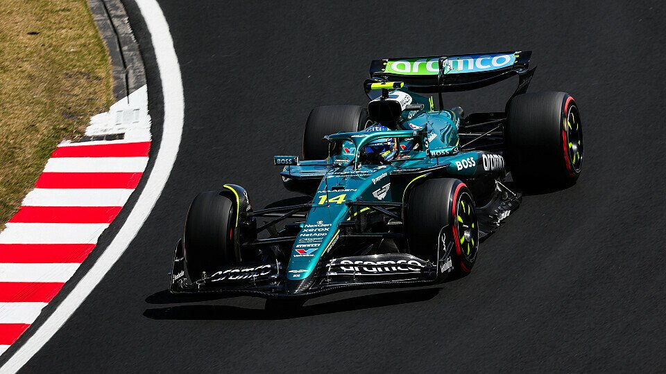 Fernando Alonso im Aston Martin Fernando Alonso im Aston Martin