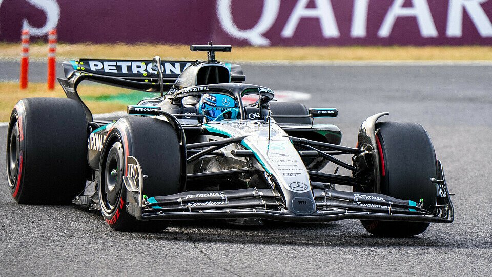 George Russell im Mercedes