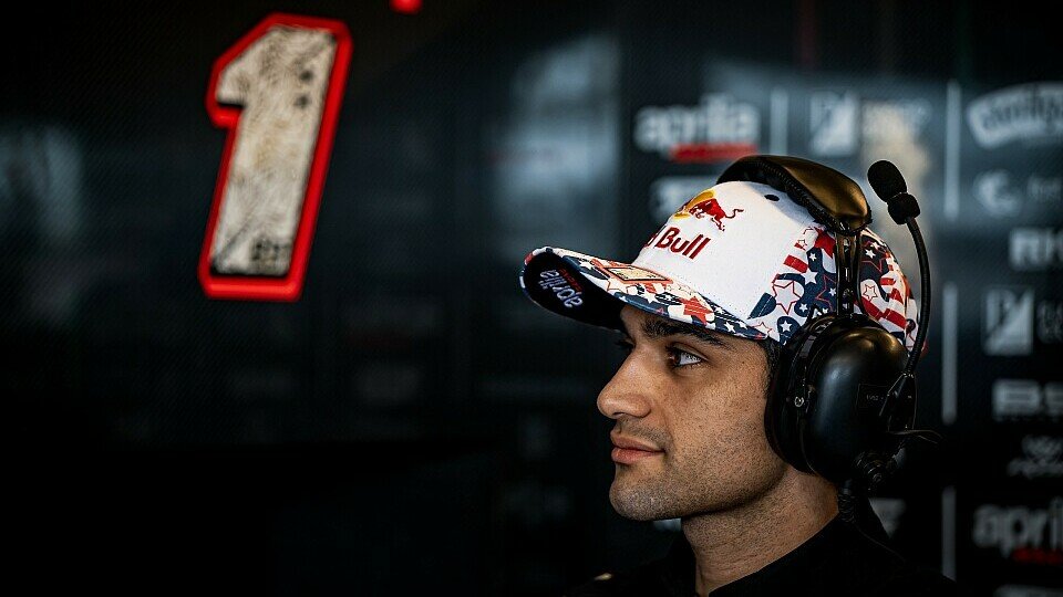 Jorge Martin in der Aprilia-Box