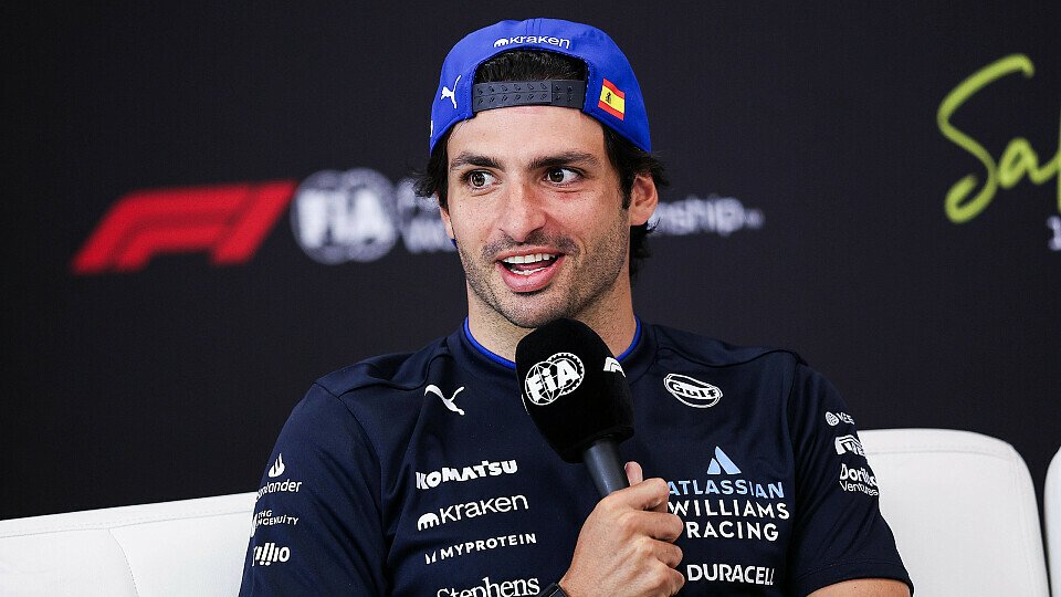 Pressekonferenz mit William-Fahrer Carlos Sainz Jr. 