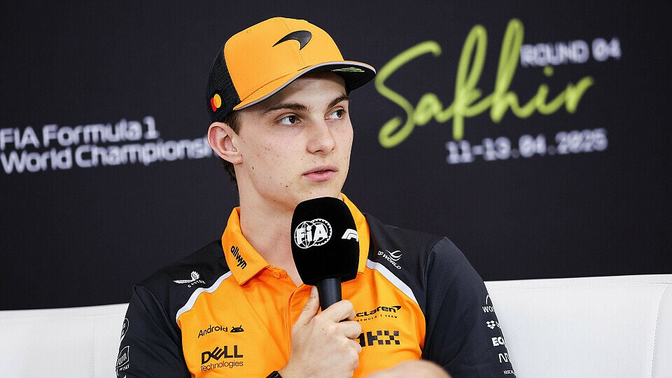 Pressekonferenz mit McLaren-Fahrer Oscar Piastri Pressekonferenz mit McLaren-Fahrer Oscar Piastri