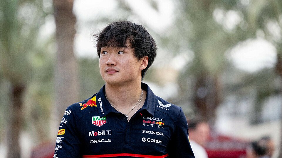Red Bull-Fahrer Yuki Tsunoda im Paddock Red Bull-Fahrer Yuki Tsunoda im Paddock