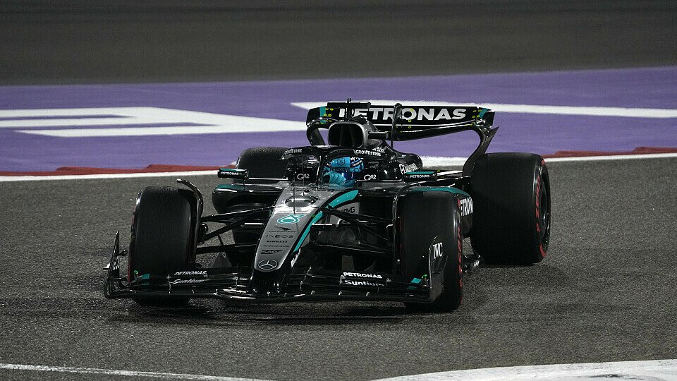 George Russell im Mercedes