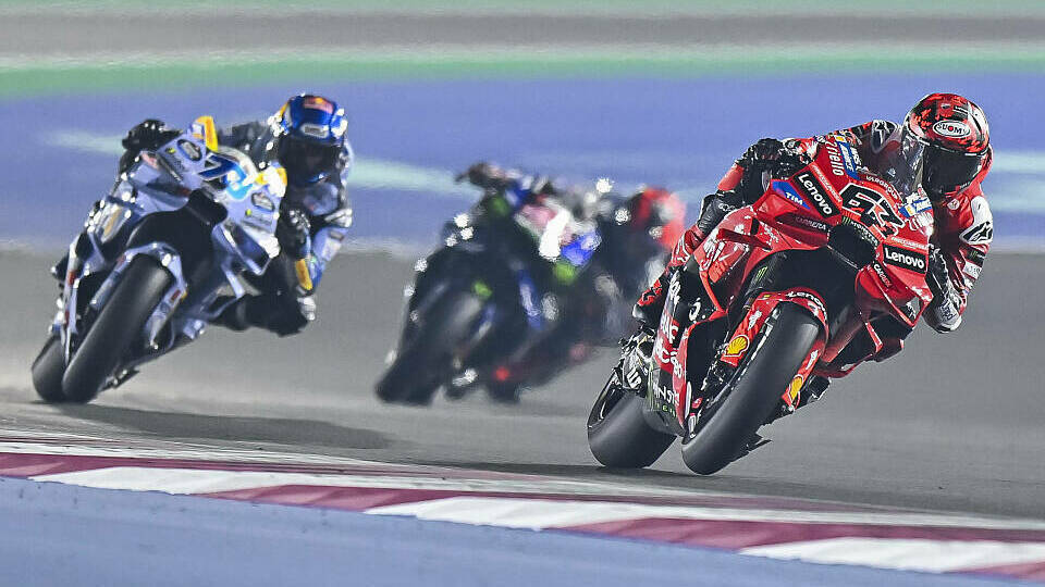 Francesco Bagnaia erlebte einen schwachen Sprint-Samstag in Katar, Foto: IMAGO / Naushad