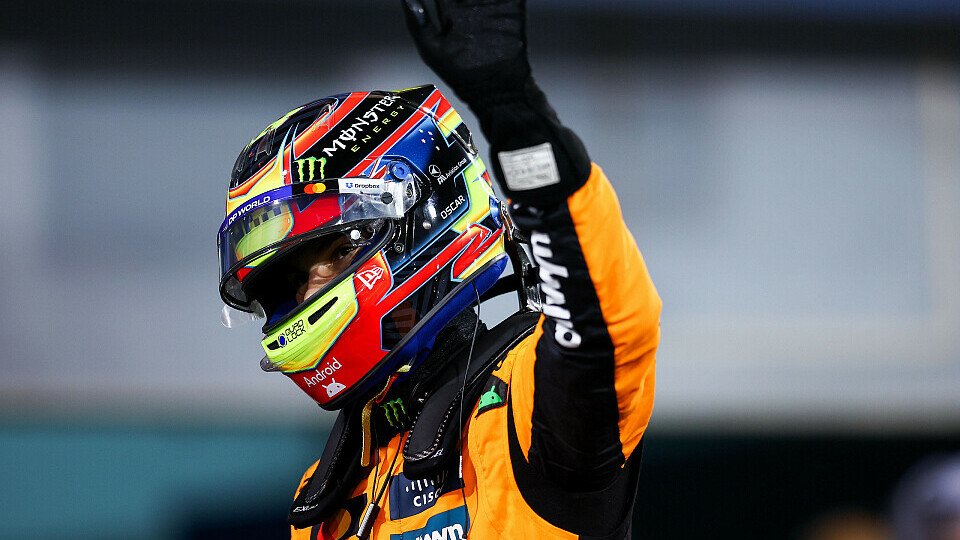 Polesetter Oscar Piastri (McLaren) im Parc Ferme