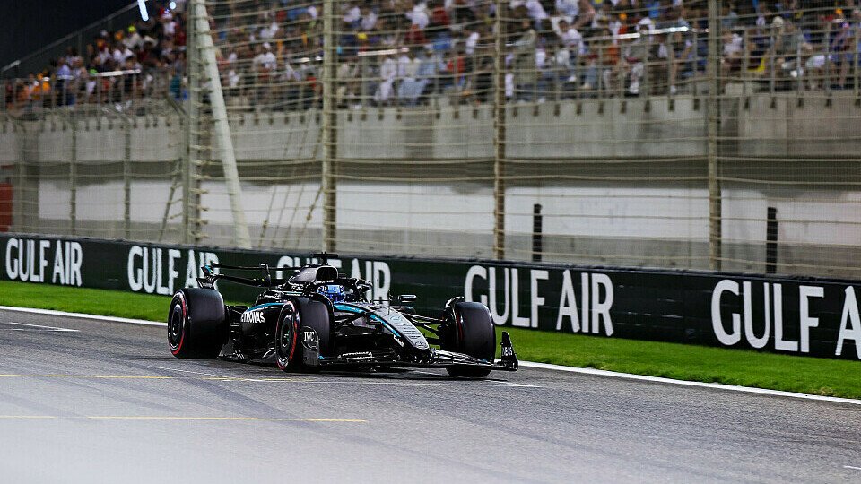 George Russell im Mercedes