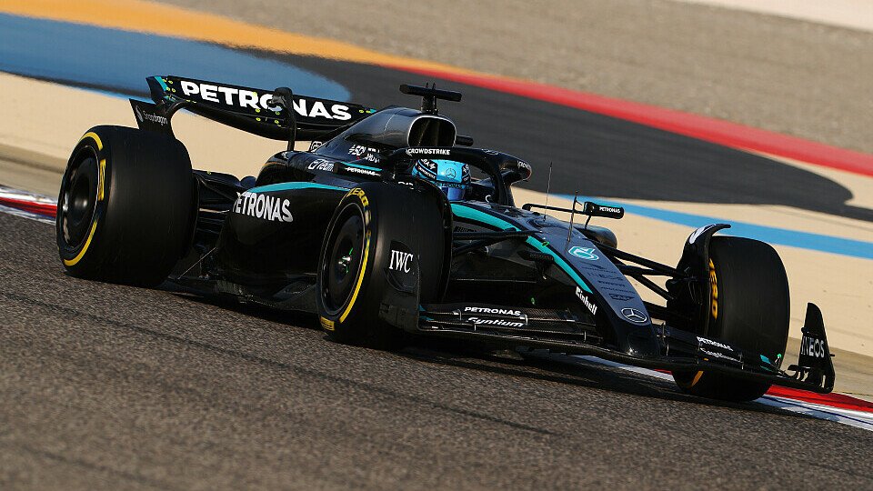 George Russell im Mercedes