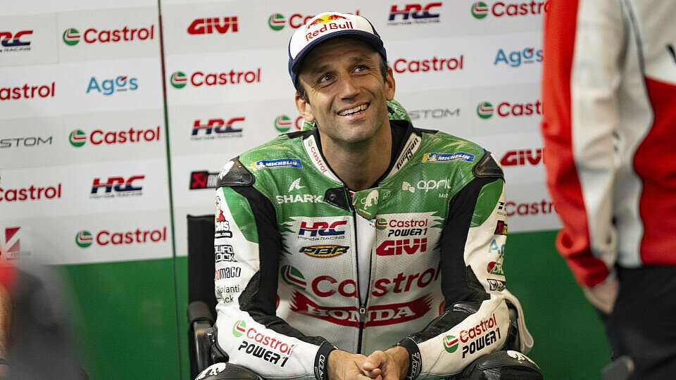 Johann Zarco lacht in der LCR-Box