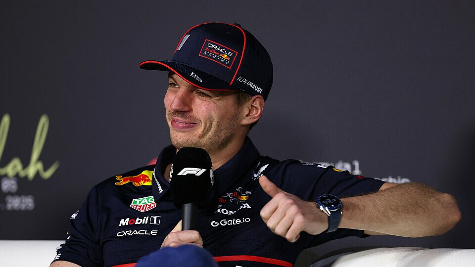 Red Bull-Fahrer Max Verstappen in der Pressekonferenz Red Bull-Fahrer Max Verstappen in der Pressekonferenz
