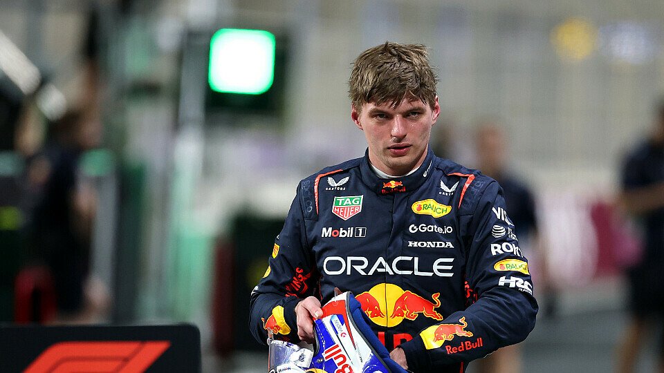 Polesetter Max Verstappen (Red Bull) im Parc Ferme