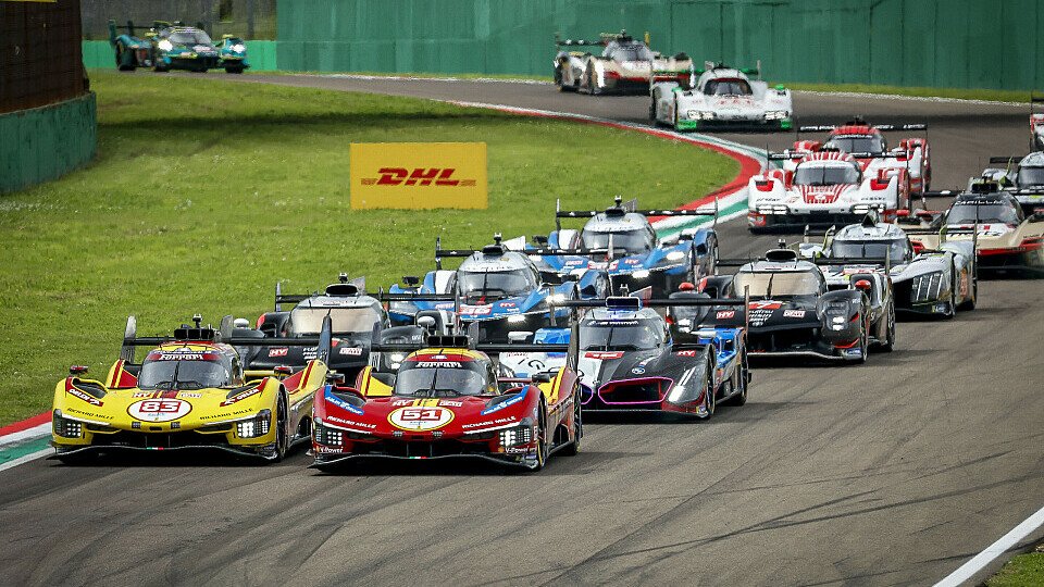 WEC, Imola, #51, Ferrari, Pier Guidi, Giovinazzi, Calado, Start