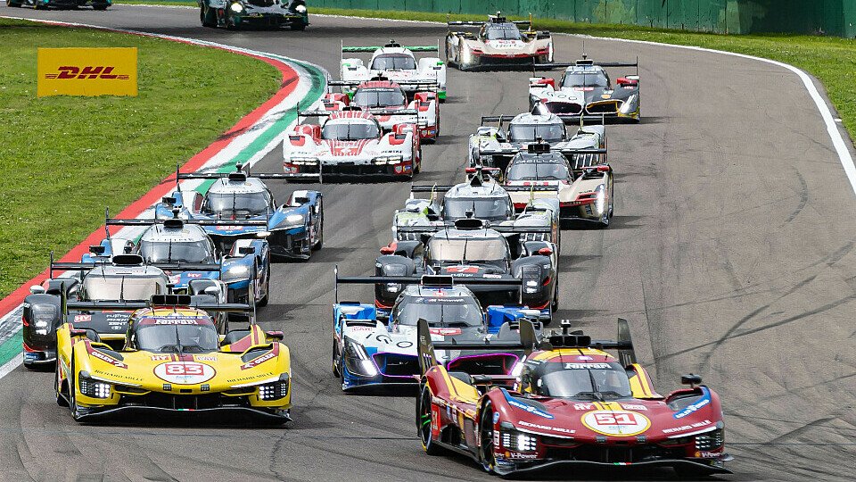 WEC, Imola, #51, Ferrari, Pier Guidi, Giovinazzi, Calado, Start
