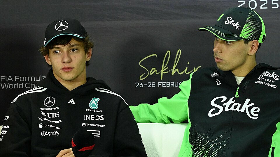 Formel-1-Rookies Kimi Antonelli und Gabriel Bortoleto Formel-1-Rookies Kimi Antonelli und Gabriel Bortoleto