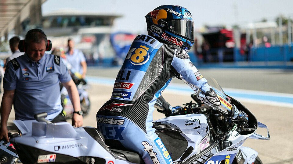 Alex Marquez (BK8 Gresini Racing MotoGP) in der Boxengasse