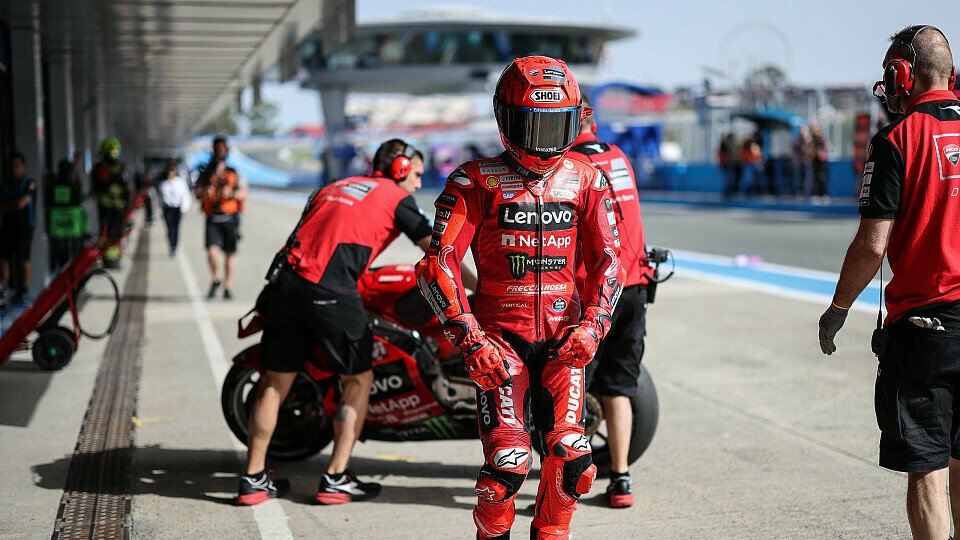 Marc Marquez kämpfte in Jerez auch mit technischen Problemen an seiner Ducati, Foto: IMAGO / Italy Photo Press