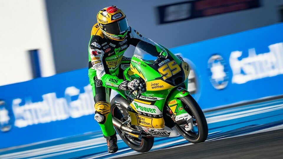 Noah Dettwiler im Spanien GP in Jerez