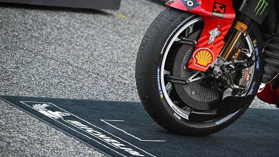 Vorderreifen der Ducati von Marc Marquez