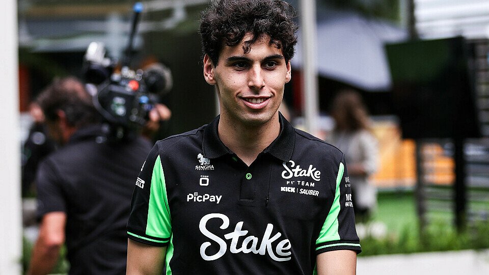 Gabriel Bortoleto im Fahrerlager von Miami