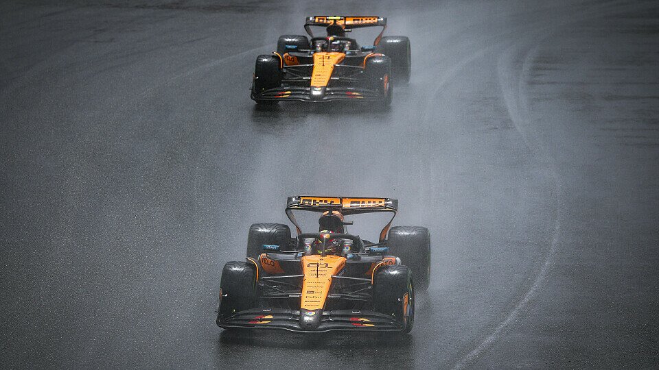 Oscar Piastri vor McLaren-Teamkollege Lando Norris