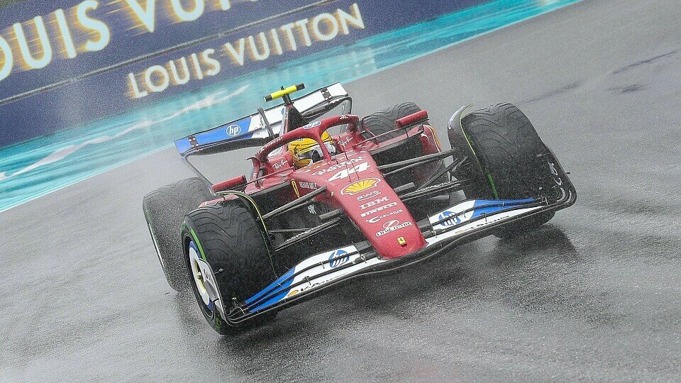 Lewis Hamilton im Ferrari