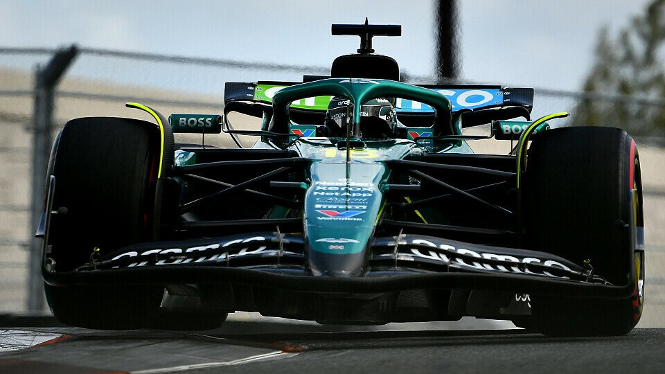 Lance Stroll im Aston Martin Lance Stroll im Aston Martin