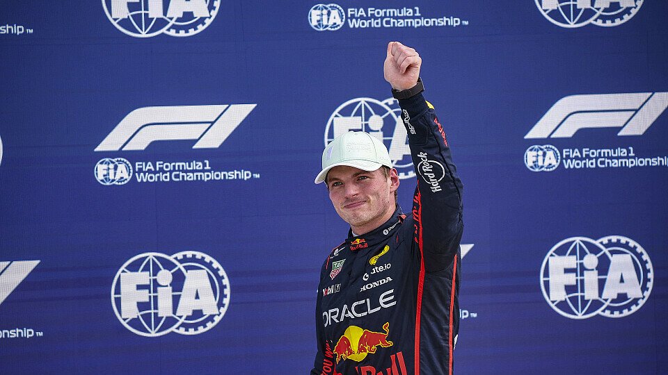 Polesetter Max Verstappen (Red Bull) im Parc Ferme Polesetter Max Verstappen (Red Bull) im Parc Ferme