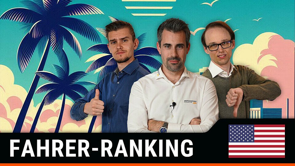 Die MSM-Redakteure Florian Niedermair, Christian Menath und Markus Steinrisser vor Miami-Hintergrund