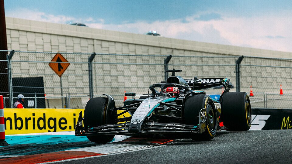 George Russell im Mercedes