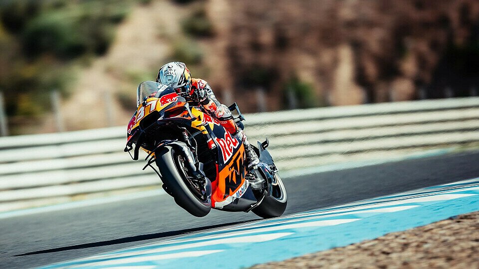 Pedro Acosta im MotoGP-Test von Jerez