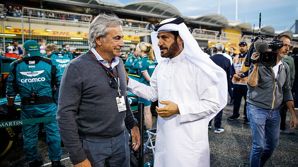 Carlos Sainz Senior mit Mohammed Ben Sulayem.