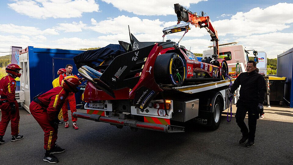 WEC, Imola, #51, Ferrari, Pier Guidi, Giovinazzi, Calado, Unfall WEC, Imola, #51, Ferrari, Pier Guidi, Giovinazzi, Calado, Unfall