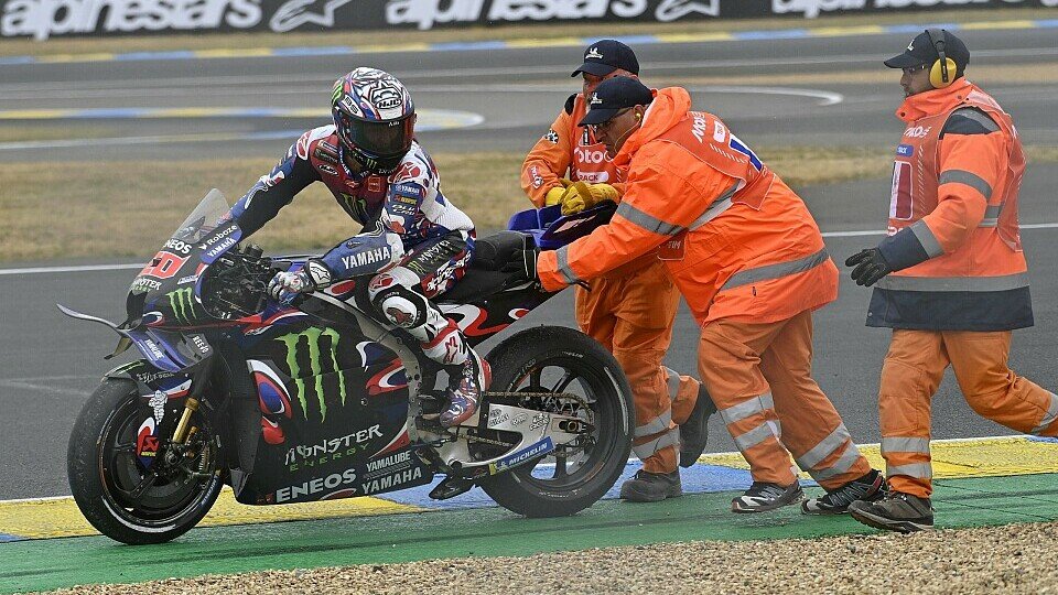 Sturz von Fabio Quartararo (Monster Energy Yamaha MotoGP)