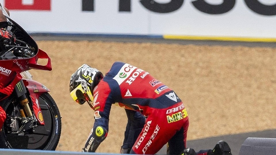 Joan Mir stürzte im Rennen in Le Mans