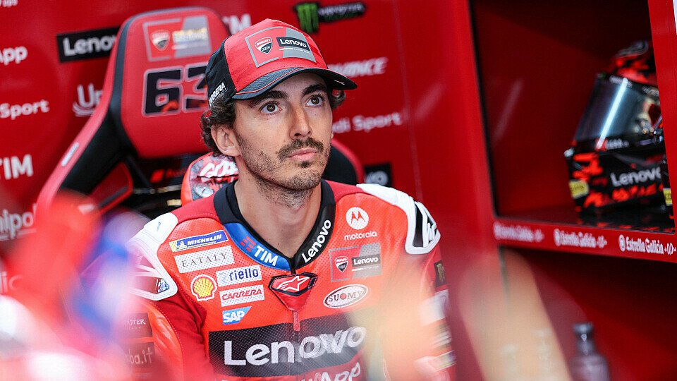 Francesco Bagnaia in der Ducati-Box