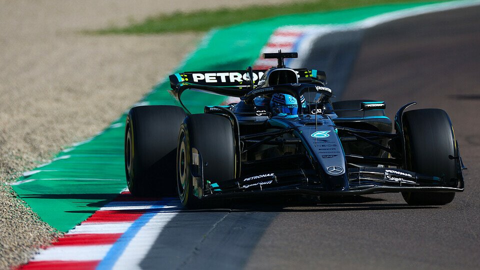 George Russell im Mercedes