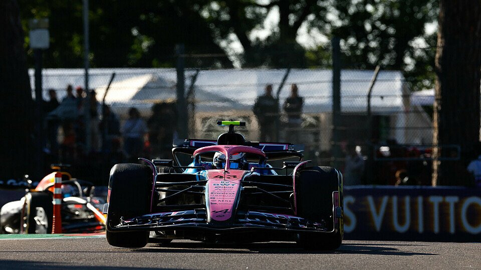 Franco Colapinto in Imola vor Max Verstappen.