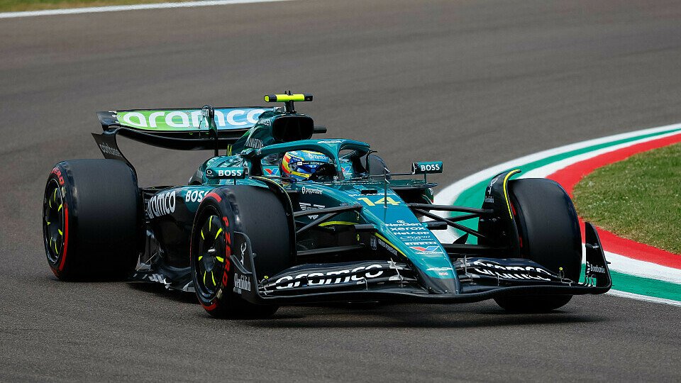Fernando Alonso im Aston Martin