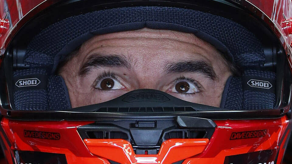 Marc Marquez in der Ducati-Box