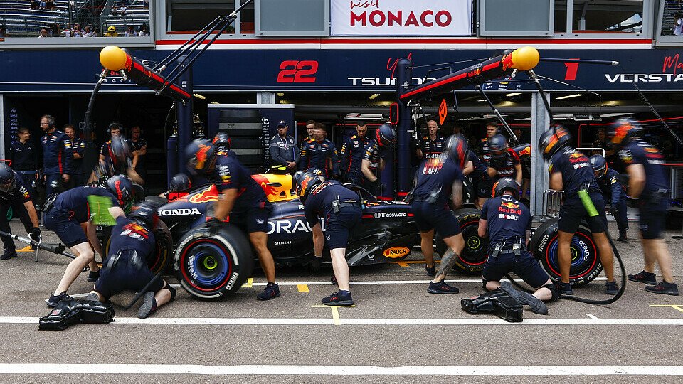 Boxenstopp-Übung bei Red Bull in Monaco