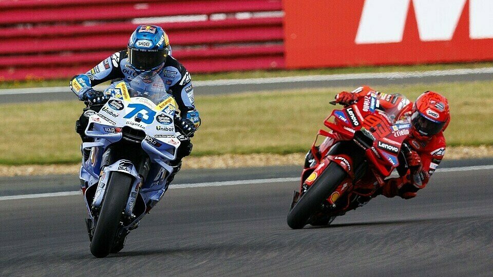 Alex vor Marc Marquez in Silverstone