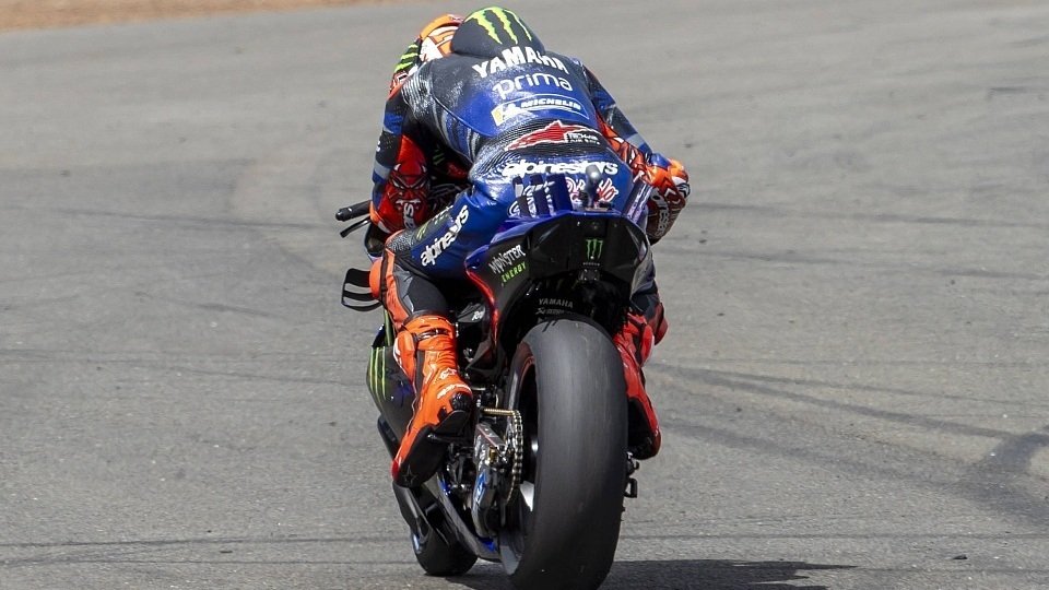 Das Ride-Height-Device bleibt bei Fabio Quartararo in Silverstone stecken