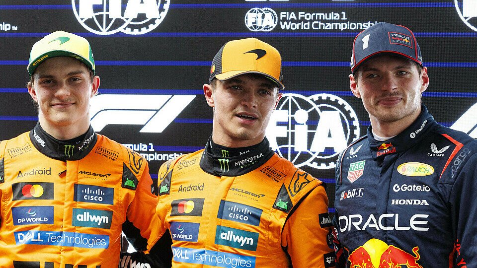 WM-Dreikampf mit Oscar Piastri, Lando Norris und Max Verstappen WM-Dreikampf mit Oscar Piastri, Lando Norris und Max Verstappen