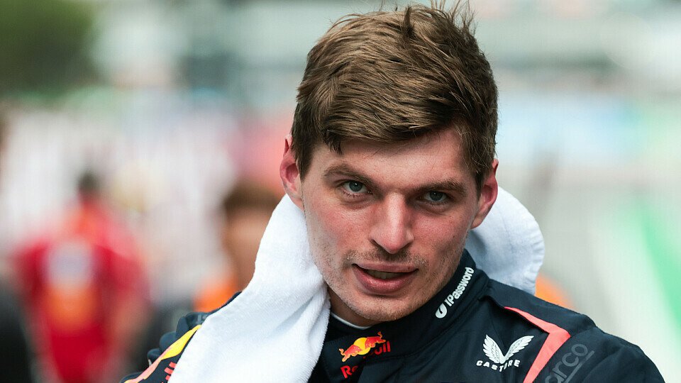 Red Bull-Fahrer Max Verstappen im Parc Ferme