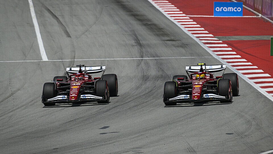 Charles Leclerc überholt Ferrari-Teamkollege Lewis Hamilton Charles Leclerc überholt Ferrari-Teamkollege Lewis Hamilton