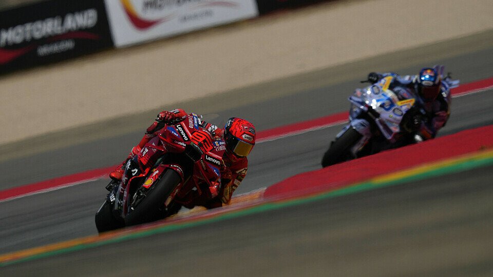 Alex Marquez hatte im Sprint keine Chance gegen Bruder Marc, Foto: IMAGO / NurPhoto Alex Marquez hatte im Sprint keine Chance gegen Bruder Marc, Foto: IMAGO / NurPhoto